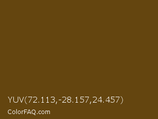 YUV 72.113,-28.157,24.457 Color Image