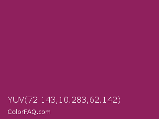 YUV 72.143,10.283,62.142 Color Image