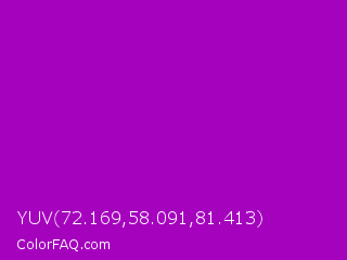 YUV 72.169,58.091,81.413 Color Image