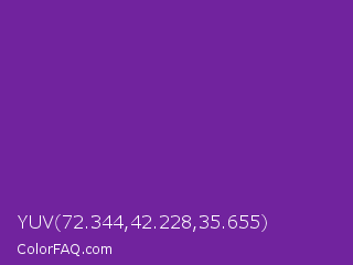 YUV 72.344,42.228,35.655 Color Image