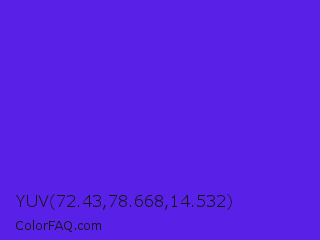 YUV 72.43,78.668,14.532 Color Image