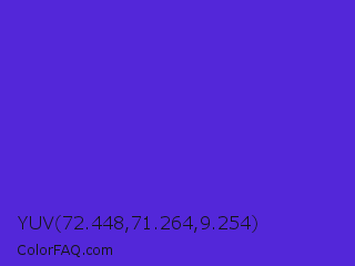 YUV 72.448,71.264,9.254 Color Image
