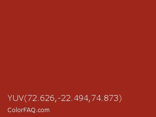 YUV 72.626,-22.494,74.873 Color Image