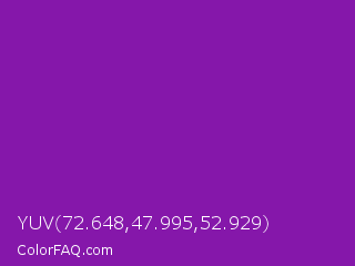 YUV 72.648,47.995,52.929 Color Image