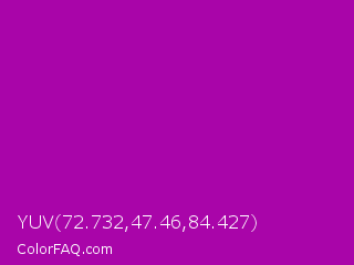 YUV 72.732,47.46,84.427 Color Image