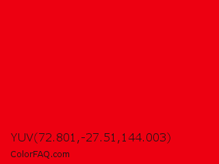 YUV 72.801,-27.51,144.003 Color Image
