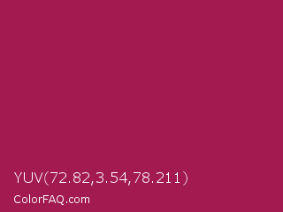 YUV 72.82,3.54,78.211 Color Image