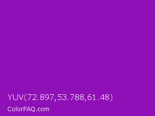 YUV 72.897,53.788,61.48 Color Image