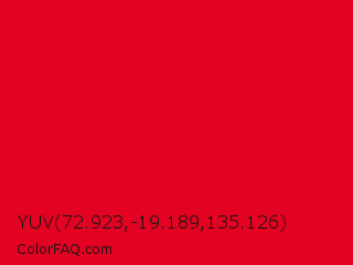 YUV 72.923,-19.189,135.126 Color Image