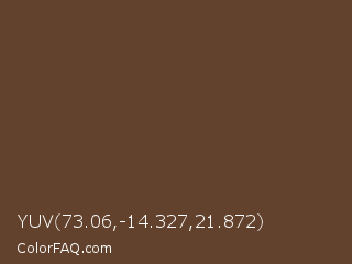 YUV 73.06,-14.327,21.872 Color Image