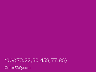 YUV 73.22,30.458,77.86 Color Image