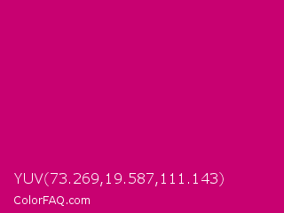 YUV 73.269,19.587,111.143 Color Image