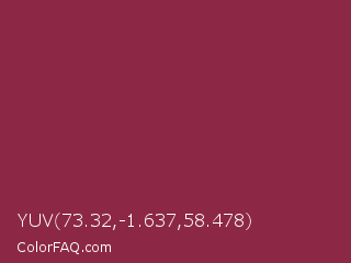 YUV 73.32,-1.637,58.478 Color Image
