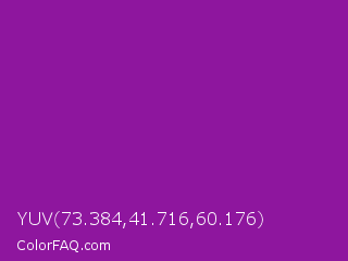 YUV 73.384,41.716,60.176 Color Image