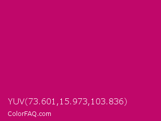 YUV 73.601,15.973,103.836 Color Image