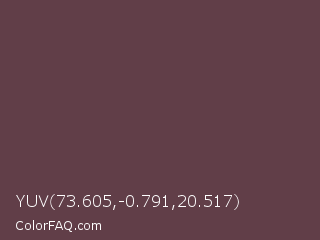 YUV 73.605,-0.791,20.517 Color Image