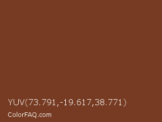 YUV 73.791,-19.617,38.771 Color Image