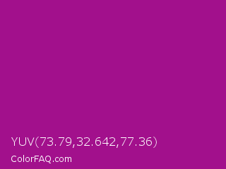 YUV 73.79,32.642,77.36 Color Image