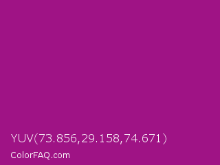 YUV 73.856,29.158,74.671 Color Image