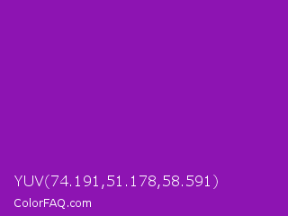 YUV 74.191,51.178,58.591 Color Image