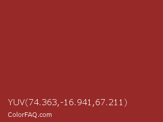 YUV 74.363,-16.941,67.211 Color Image