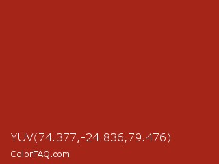 YUV 74.377,-24.836,79.476 Color Image