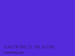 YUV 74.562,71.701,9.154 Color Image