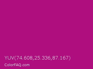 YUV 74.608,25.336,87.167 Color Image