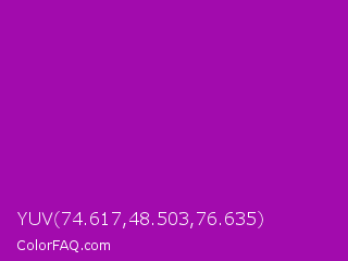 YUV 74.617,48.503,76.635 Color Image