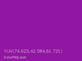 YUV 74.623,42.584,61.721 Color Image