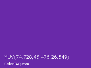 YUV 74.728,46.476,26.549 Color Image