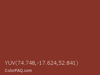 YUV 74.748,-17.624,52.841 Color Image
