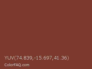 YUV 74.839,-15.697,41.36 Color Image