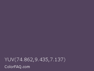 YUV 74.862,9.435,7.137 Color Image