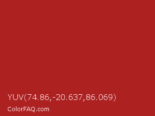 YUV 74.86,-20.637,86.069 Color Image
