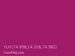 YUV 74.958,14.318,74.582 Color Image