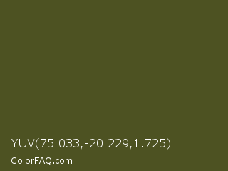 YUV 75.033,-20.229,1.725 Color Image