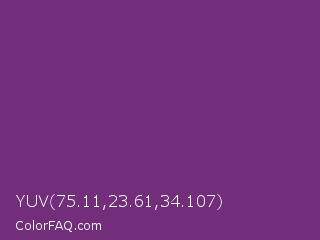 YUV 75.11,23.61,34.107 Color Image