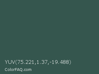YUV 75.221,1.37,-19.488 Color Image