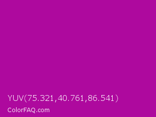 YUV 75.321,40.761,86.541 Color Image