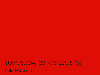 YUV 75.394,-33.718,128.573 Color Image