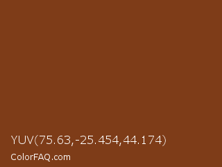 YUV 75.63,-25.454,44.174 Color Image