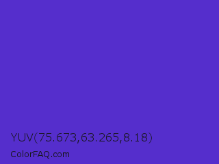 YUV 75.673,63.265,8.18 Color Image