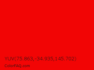 YUV 75.863,-34.935,145.702 Color Image