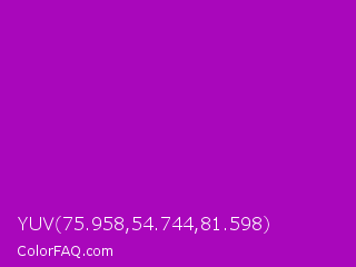 YUV 75.958,54.744,81.598 Color Image