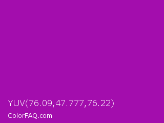 YUV 76.09,47.777,76.22 Color Image