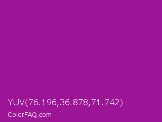 YUV 76.196,36.878,71.742 Color Image