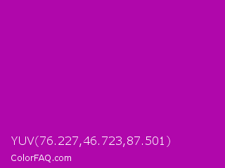 YUV 76.227,46.723,87.501 Color Image