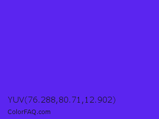 YUV 76.288,80.71,12.902 Color Image