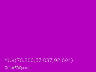 YUV 76.306,57.037,92.694 Color Image